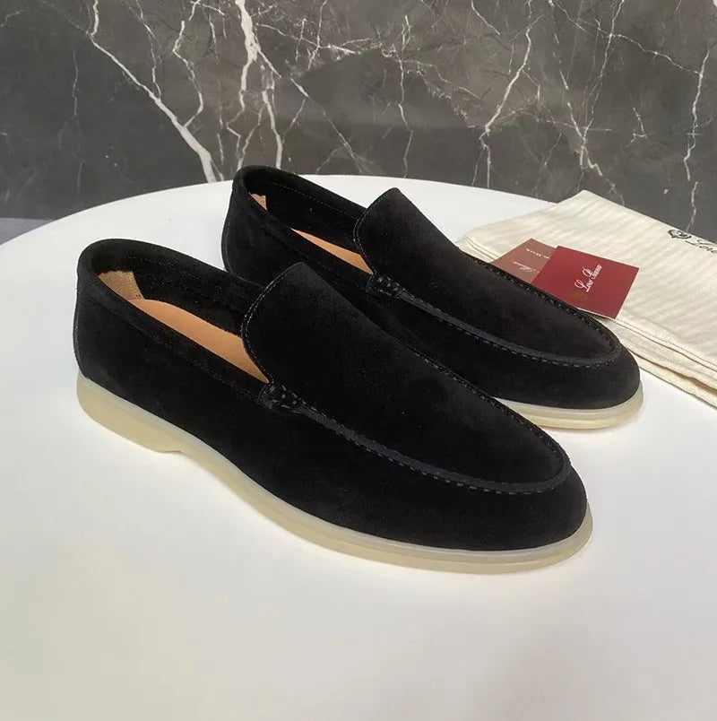 Shoes Woman Flats Loafers With Fur Slip-on Casual Female Sneakers Round Toe Dress Big Size Driving Slip On Summer PU Sewing Lace